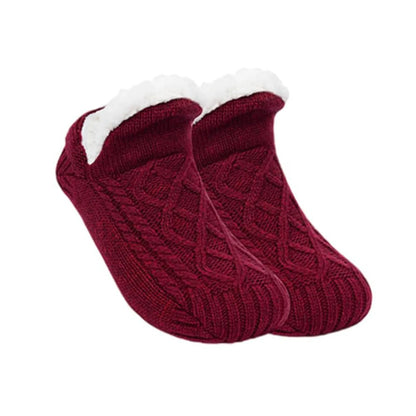 Super Warm Non Slip Floor Socks Women Men Unisex Velvet Winter Slipper