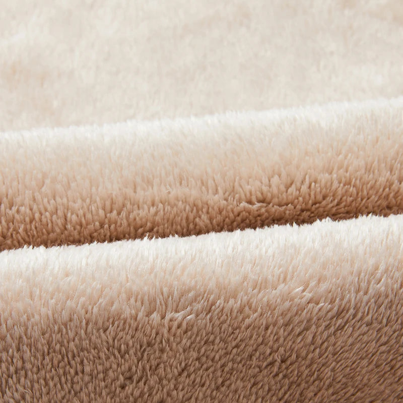 Mens Womens Casual Oversize Fleece Drawstring Gym Trousers Winter